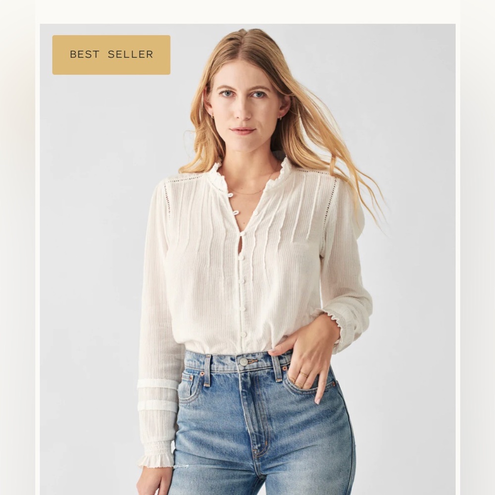 Faherty Willa Top, size XS